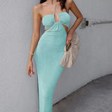 Out Backless Corset Midi