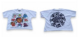 Retro Men's Cartoon Hip-Hop Short-Sleeved Cotton T-Shirt American Kawayi Long Clothes Y2k Short Sleeves-Outfit