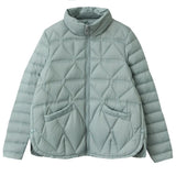 2024 Winter New Light And Short Down Jacket Korean Version Fashion Slim White Duck Down Warm Small Coat Tide-Outfit