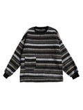 Men's Pocket Striped Knit Sweater-Outfit