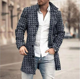 Fongt Printed Men's Coat 2025 New Wish Coat Station Wind Coat