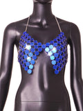 Fongt Summer Nightclub Acrylic Sling Sexy Little Vest