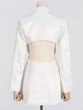 Fongt Casual Suit Autumn 2024 New Flower Splicing Long Sleeve Suit Jacket Nail Bead Micro La Straight Pants-Outfit