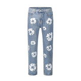 Harajukanye Jeans Oversized Street Clothing Retro Straight Leisure-Outfit
