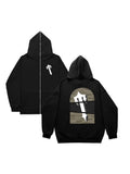 Fongt Plus Velvet Men's And Women's High Street Hoodie Trapstar Zippered Open Shirt Jacket Autumn And Winter