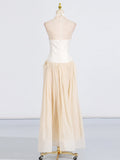 Fongt New Temperament Elegant Korean Temperament Hanging Sleeveless Splicing High-Waist Wave Dot Long Dress Dress Dress Women