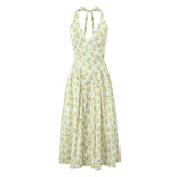 New Spring Style Cotton Dress With A Collar At The Waist And A Slim Waist-Outfit