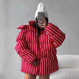 Fongt Women's Dress 2025 Explosion Fashion Casual Loose Hooded Collar Cotton Coat