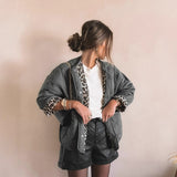Fongt Women's Exploding Quilt Button Cotton Suit Fashion Comfortable Retro Casual Jacket Jacket
