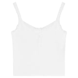 Fongt Desire Wind White Sling Vest Female 2024 Summer Lace Lace Slim Show Thin Sexy Inside A Short
