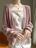 High-End Lazy Sleeves Twist Sweater Female V-Collar Autumn New Bat Sleeve Sweater Jacket-Outfit