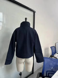 Fongt Spring And Autumn New Temperament Trend Collar Buckle Jacket Short Jacket