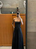 Fongt Summer New Breastless Backless Temperament To Take The Craft Elegant Ladies Dress