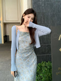 Fongt Xixi 2025 Spring New Korean Version Of Temperament Long-Sleeved Knitted Cardigan Women Sunscreen Shawl Women 25229