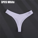 Thong V Waist Design G-String Women's Panties Cotton Panties Female Underpants Solid Pantys Intimates Lingerie