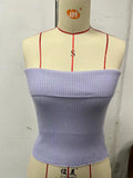 Fongt New Strapless Three-Color Texture Sense Slim Sexy Thin Pit Strip With A Strapless Jacket Female-Outfit