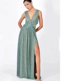 Fongt Women's Dress Evening Dress Sleeveless Fork Hot To Close The Waist Exposed 8190