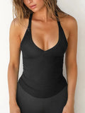 Slim Knit Camisole with V