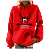 Elk Christmas Plus Size Pullover Women