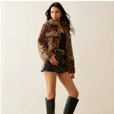Faux Fur Leopard Jacket-Outfit