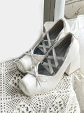 Bow Lace Up High