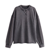 New Flannelette Sweater 8417801 Elastic Waist Trousers 8417802-Outfit
