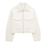 Fongt Women's Women's 2024 New Bead Short Jacket-Outfit