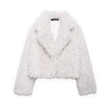 Fongt Autumn And Winter New Street Breeze Fur Short Coat