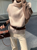 Fongt Xixi 2025 Autumn New White Standard Temperament Wool Solid Color Short-Sleeved Knitted Top Does Not Contain 25523