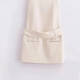 Spring Dress With Belt And Short Dress 2709777-Outfit