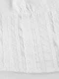 Broderie Lace Trim Crop Tank Top-Outfit