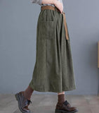 Academia Wide Leg Corduroy