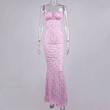 Sleeveless Sexy Backless Party Club Tie Front