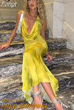 Sexy Y2K Clothes Tie Dye Print Sleeveless Lace Up Backless Halter Bodycon Maxi Dresses Women Club Party Elegant