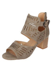 Strap Chunky Low Heel