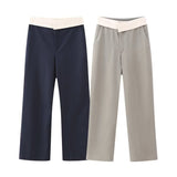 New Asymmetrical Double Vest 7655728 Matching Trousers 3173728-Outfit