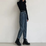 Fongt 2024 New Loose And Skinny Harren Radish Dad Pants-Outfit