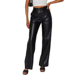 Women's Leather Fashion High Elastic