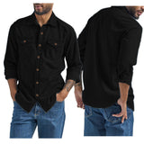 Fongt Of The Cowboy Man Shirt Burst Men's Spring And Autumn Cardigan Wish European Version Of The Code Fast Selling