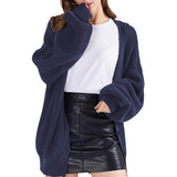 Fongt Lady New Autumn Winter Sweater Single Breasted Loose Cardigan Women's