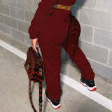 Lace Up High Waist Plus Size