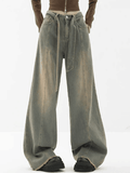 Tie Strap Seam Detail Boyfriend Jeans-Outfit