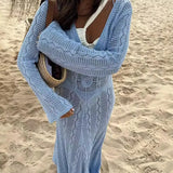 Fongt Women's Explosive Long Knitwear Dress