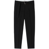 Fongt Trousers Men's Spring And Summer Nine-Point Trousers Men's Business Nine-Point Trousers Casual Is Decorating Straight Pants Men