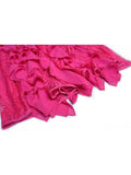 QUALITY 2023 Newest Fashion Runway Designer Women's Round Neck Short Sleeve Hollow out Ruffled Long