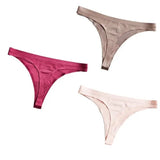 Ice Silk Thong Panties Sexy Women Underwear Female G-string Panties Solid Briefs For Ladies Low Waist Seamless