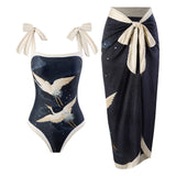 Fongt One-Piece Bikini Suit Women's Bikini Three-Piece