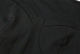 Long Sleeve Black Maxi Dress-Outfit