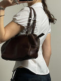 White Slim Waist Short Sleeves Shirts-Outfit