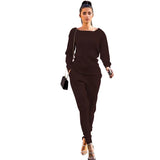 Fongt New Women's Wear Autumn And Winter Urban Leisure Two-Piece Set-Outfit
